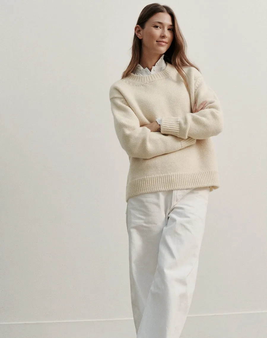 The CHUNKY FIELD - Undyed Ecru x Repaired, Renewed