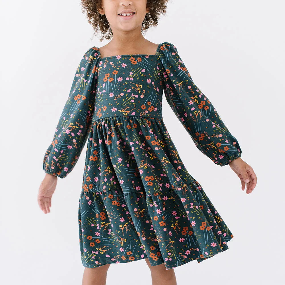 The Long Sleeve Juliet Dress in Jolly Floral