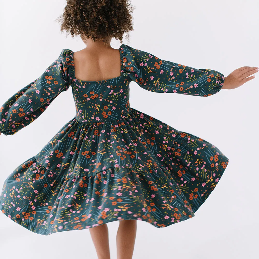 The Long Sleeve Juliet Dress in Jolly Floral
