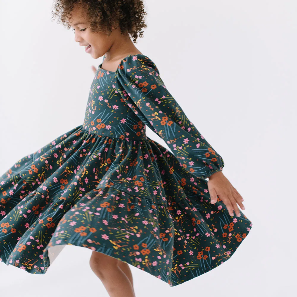 The Long Sleeve Juliet Dress in Jolly Floral