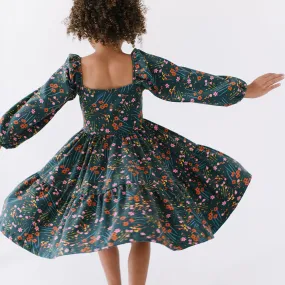 The Long Sleeve Juliet Dress in Jolly Floral