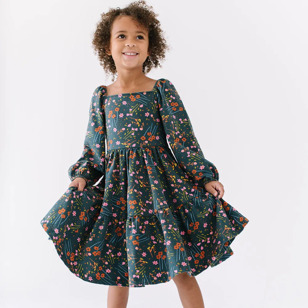 The Long Sleeve Juliet Dress in Jolly Floral