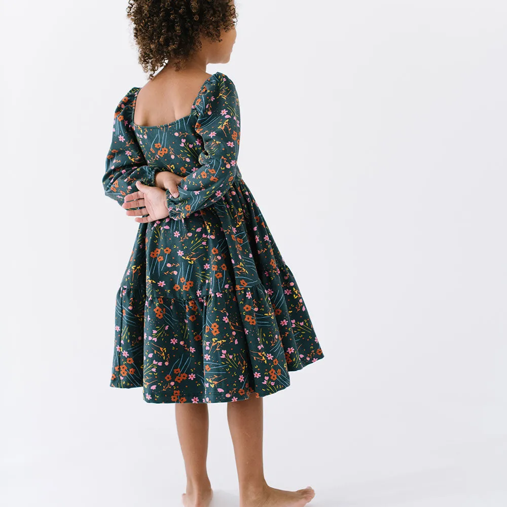 The Long Sleeve Juliet Dress in Jolly Floral