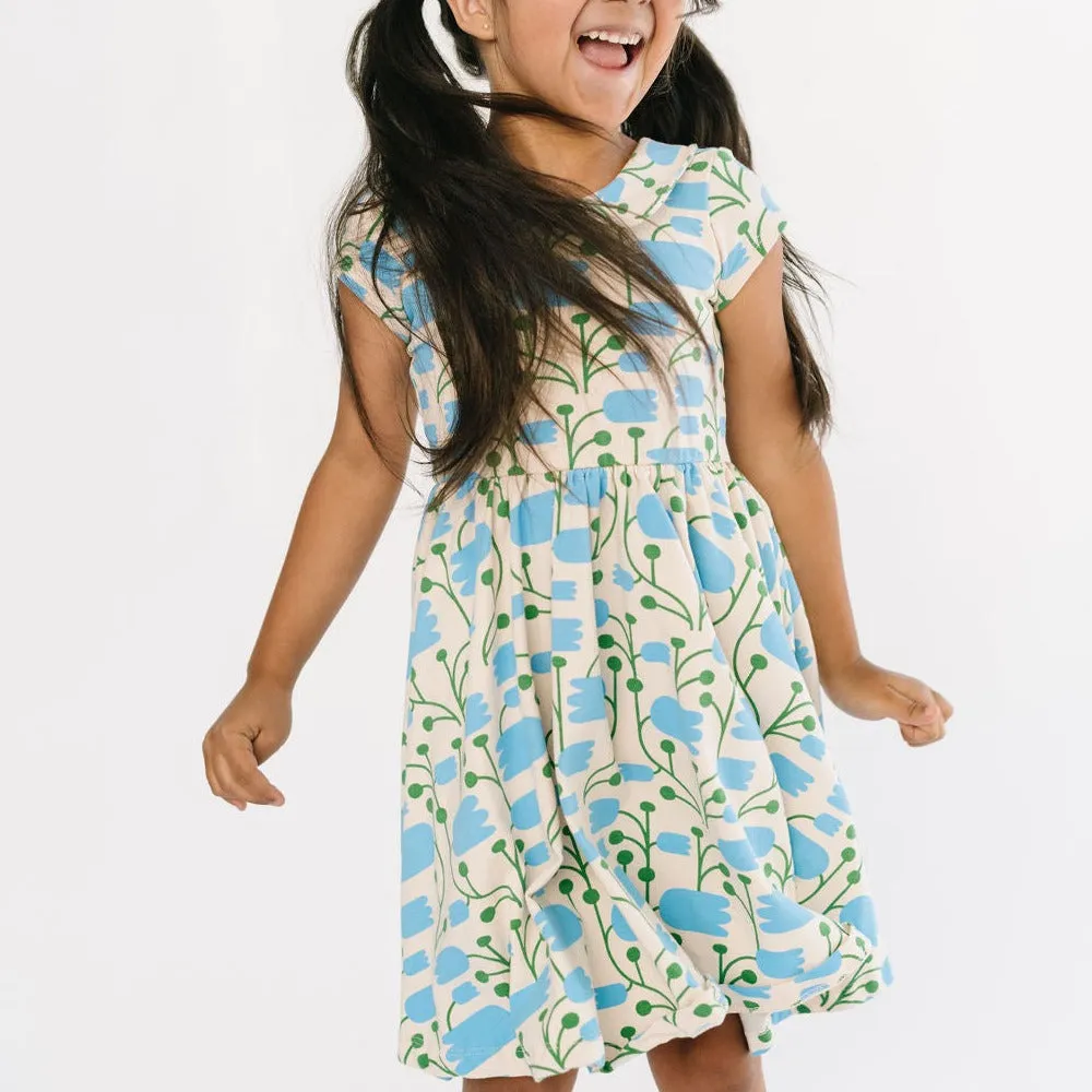 The Peter Pan Ballet Dress in Electric Tulip