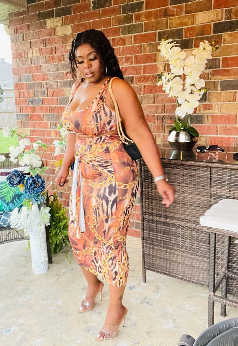 The "Roshall" Maxi Shirt Set