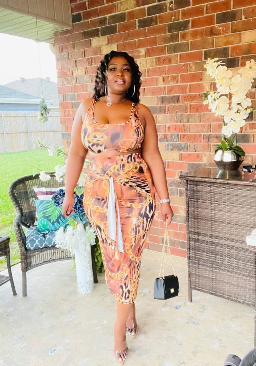 The "Roshall" Maxi Shirt Set