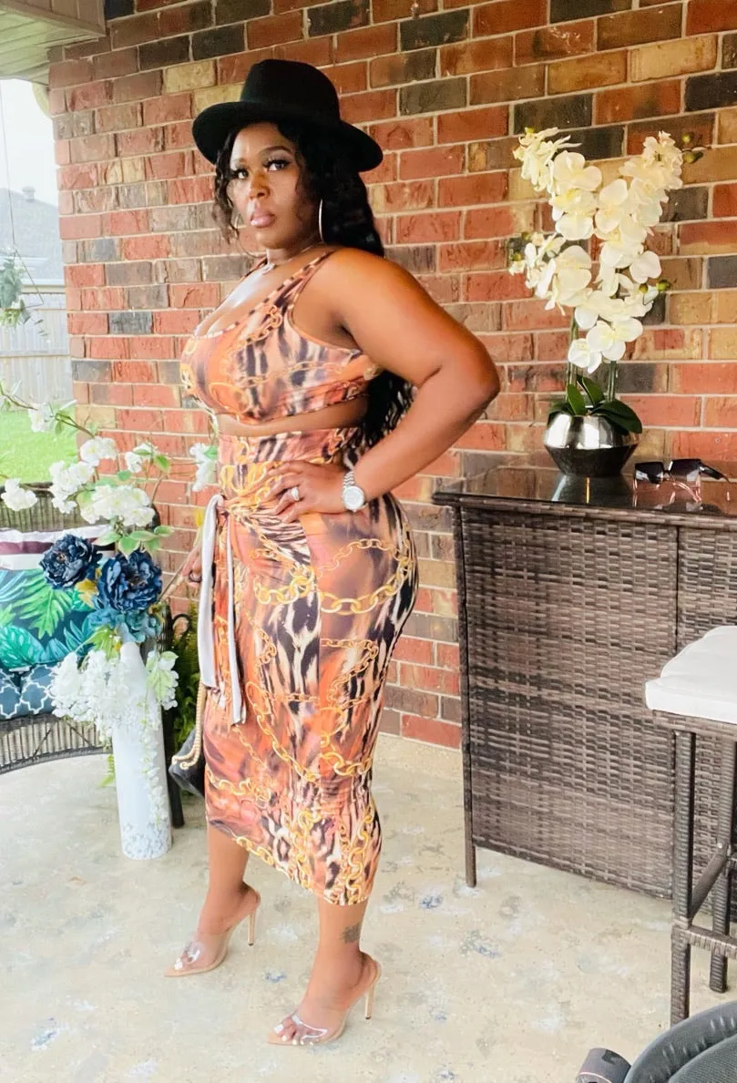 The "Roshall" Maxi Shirt Set