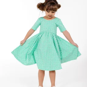The Short Sleeve Ballet Dress in Spring Picnic