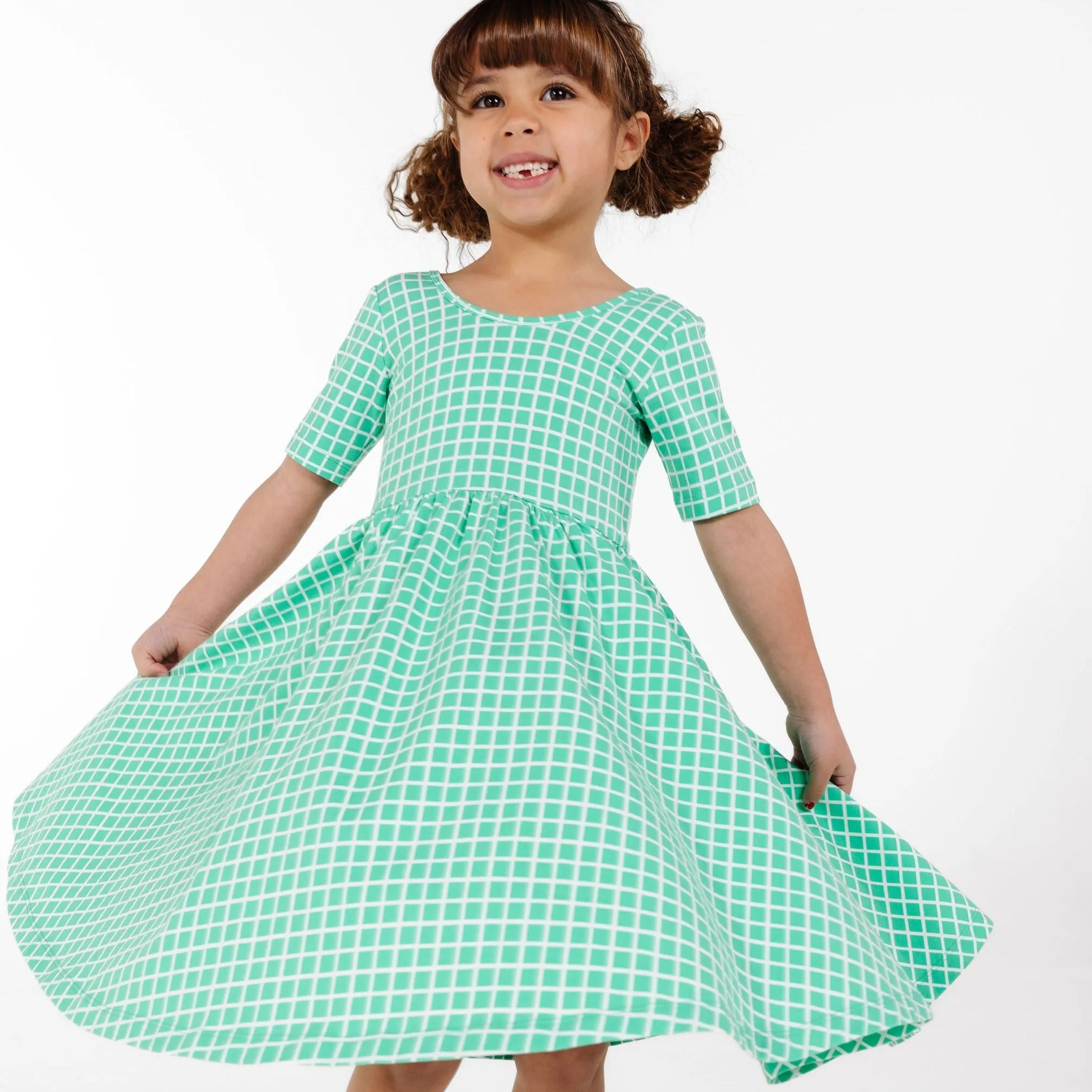 The Short Sleeve Ballet Dress in Spring Picnic