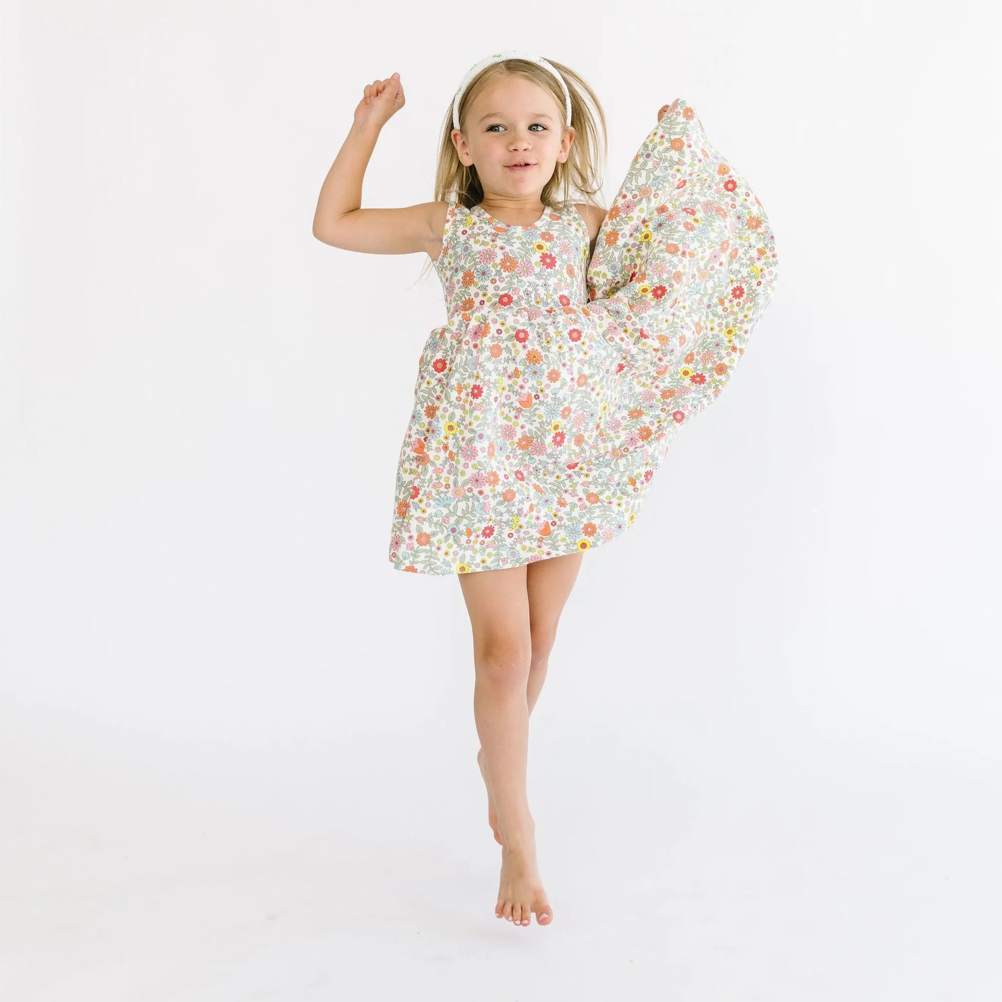 The Tank Ballet Dress in Spring Flowers