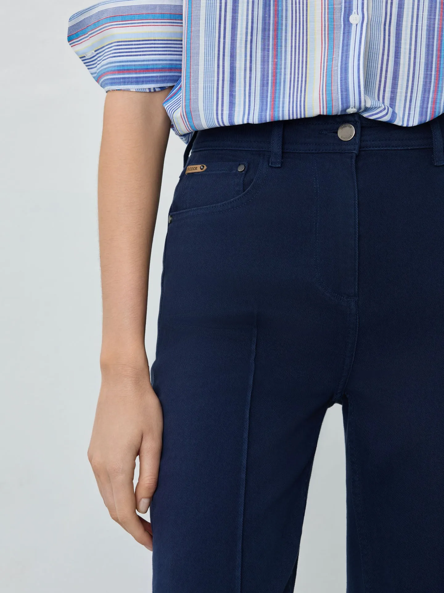 Turn Up Hem Jeans