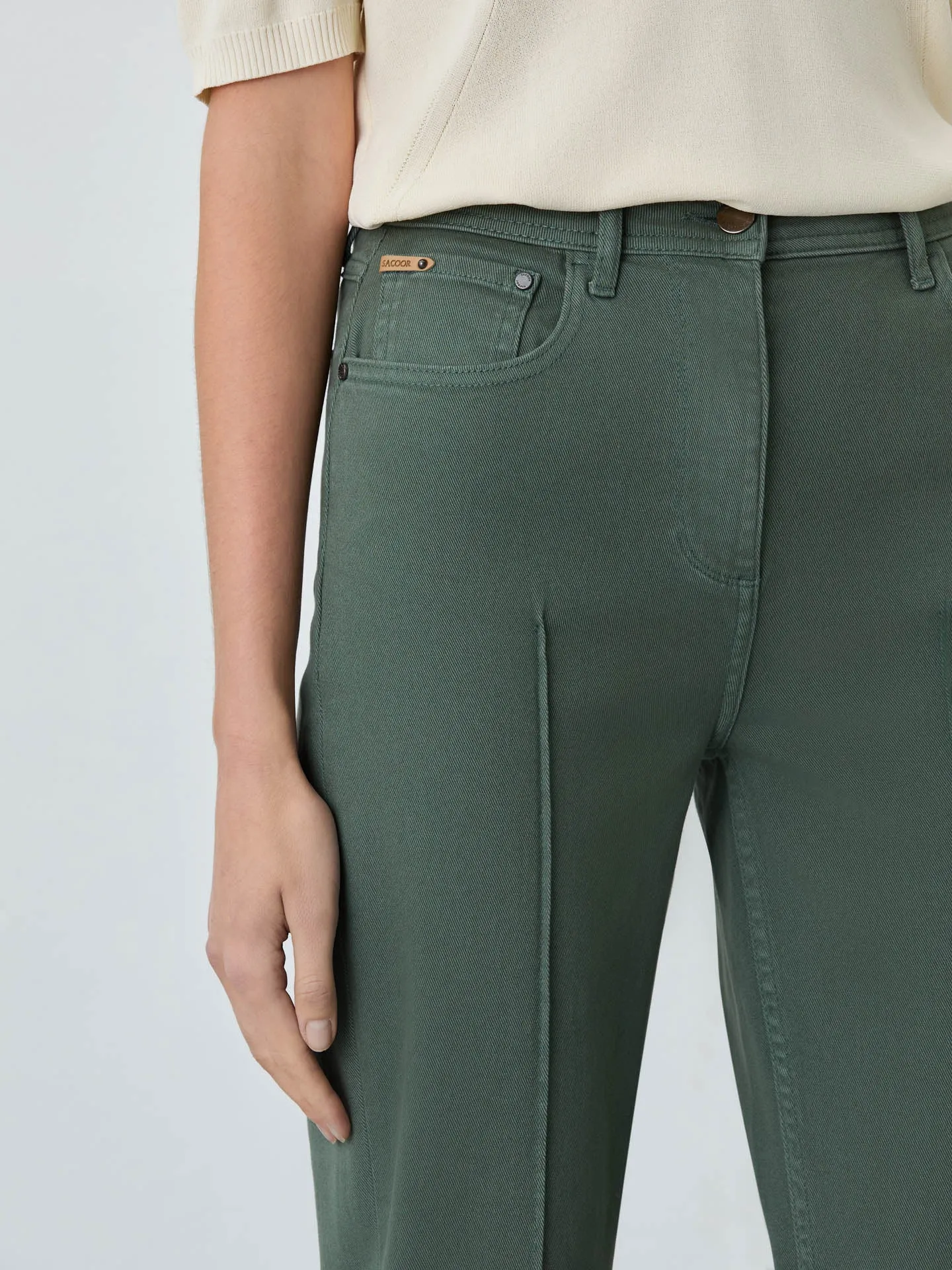 Turn Up Hem Jeans