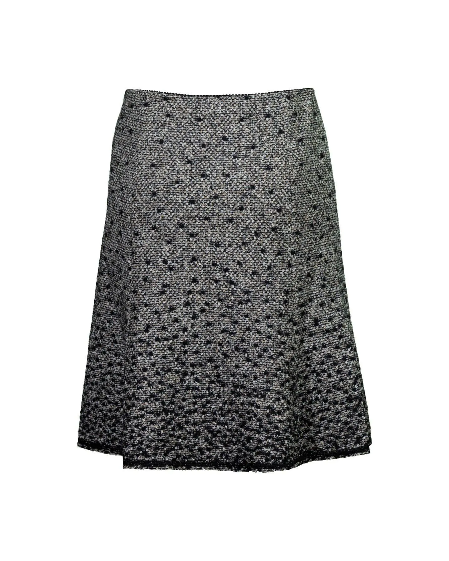 Tweed Boucle Knit Skirt