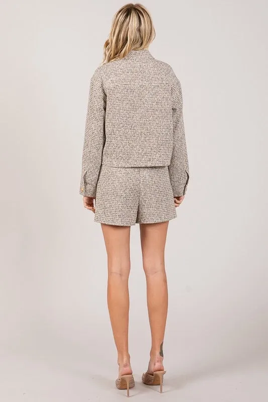 Tweed Jacket and Skort Set