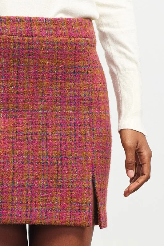 Tweed Mini Skirt
