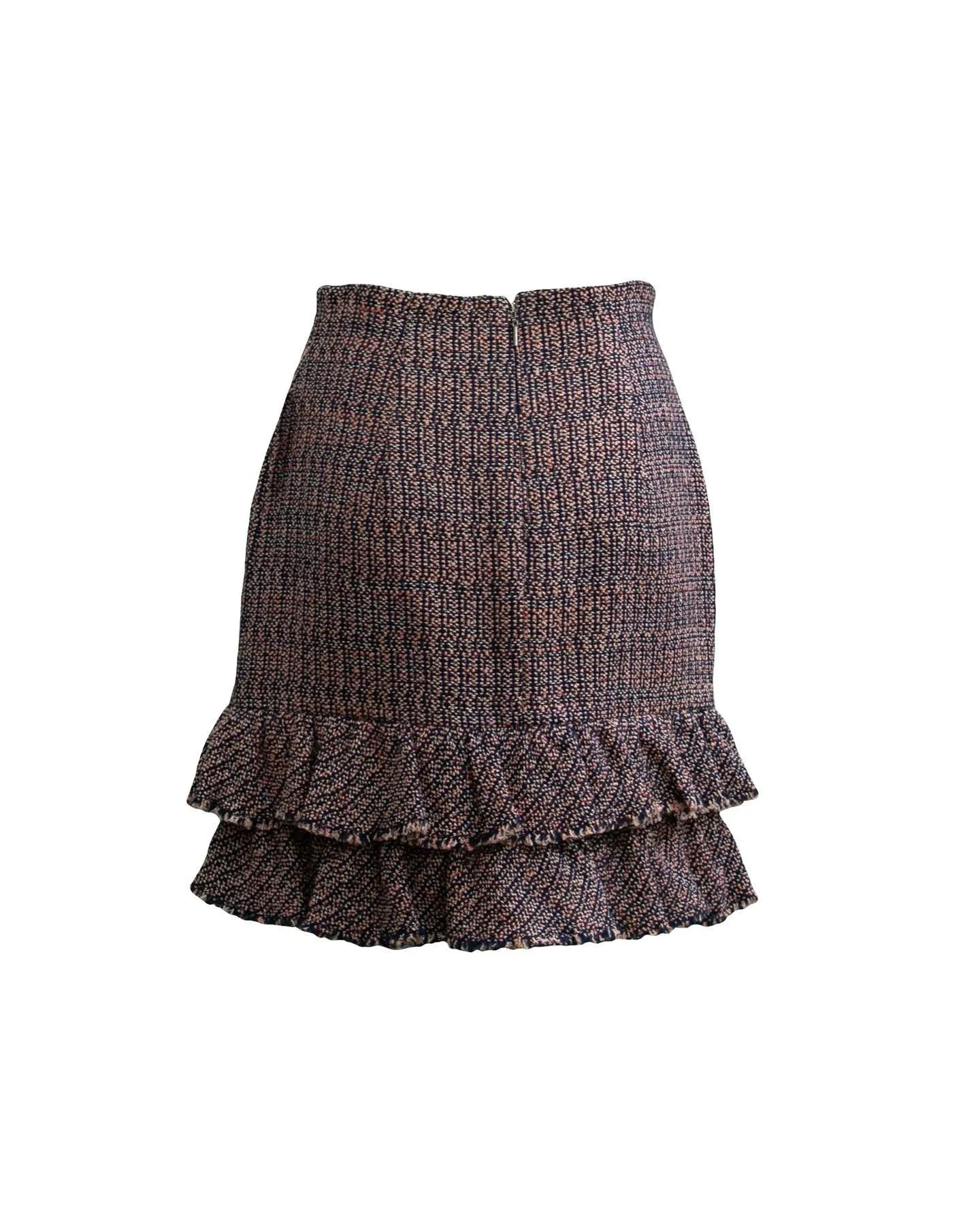 Tweed Ruffle Skirt