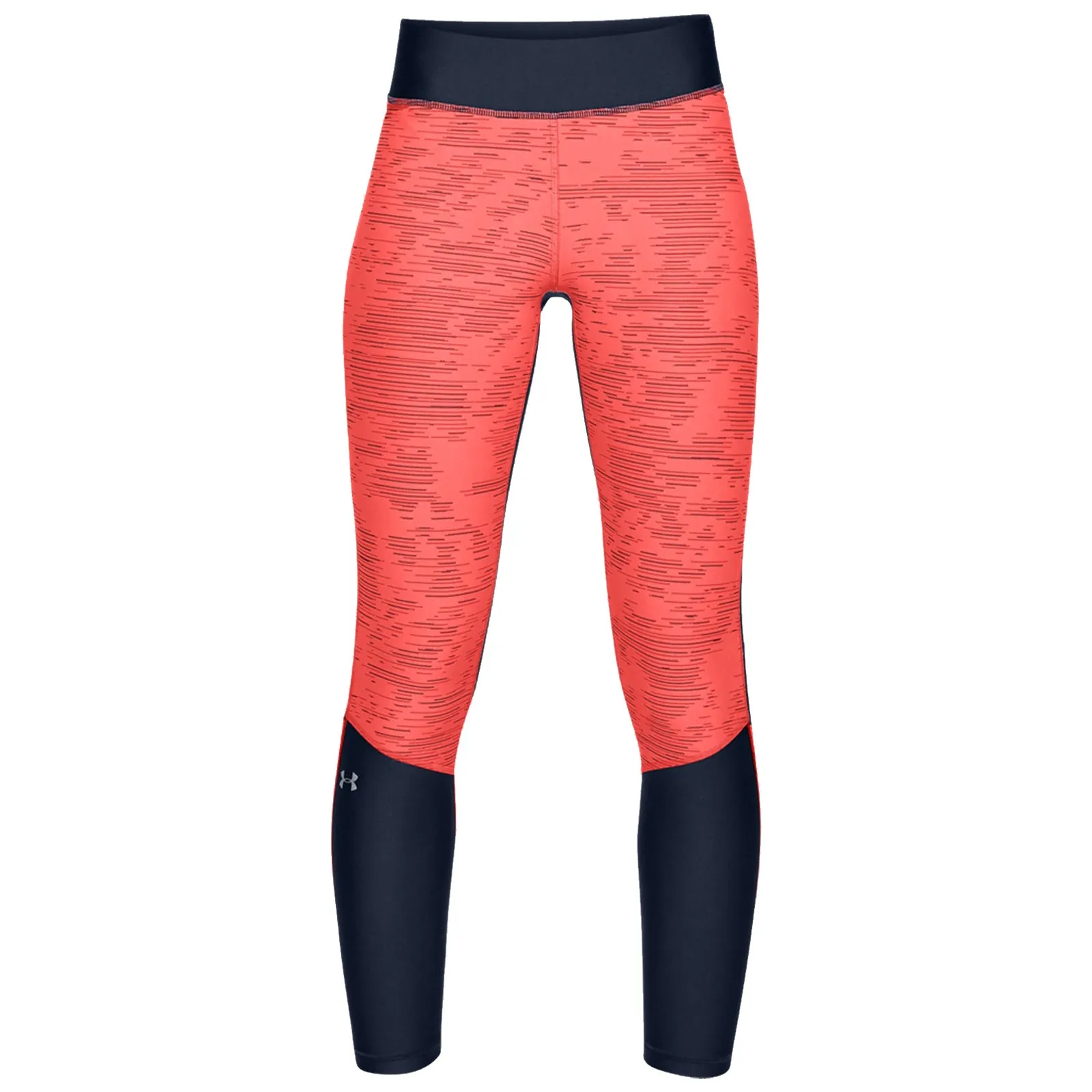 Under Armour Ladies HG Armour Jacquard Ankle Crop Leggings - XS