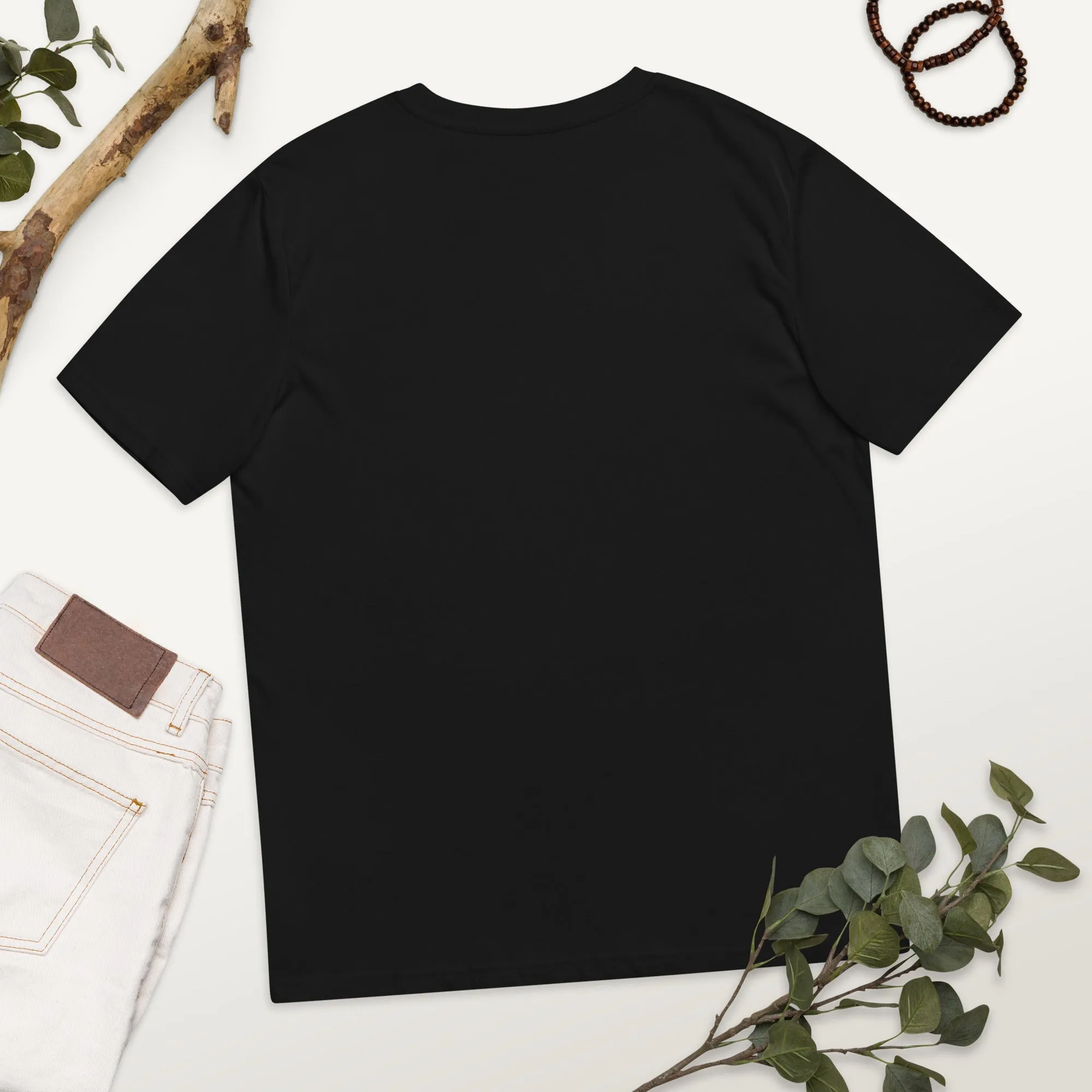 Unisex organic cotton t-shirt Border Collie Runner