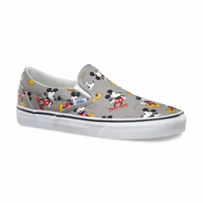 Vans Disney Classic Slip-On Mickey Mouse Shoe Frost Gray