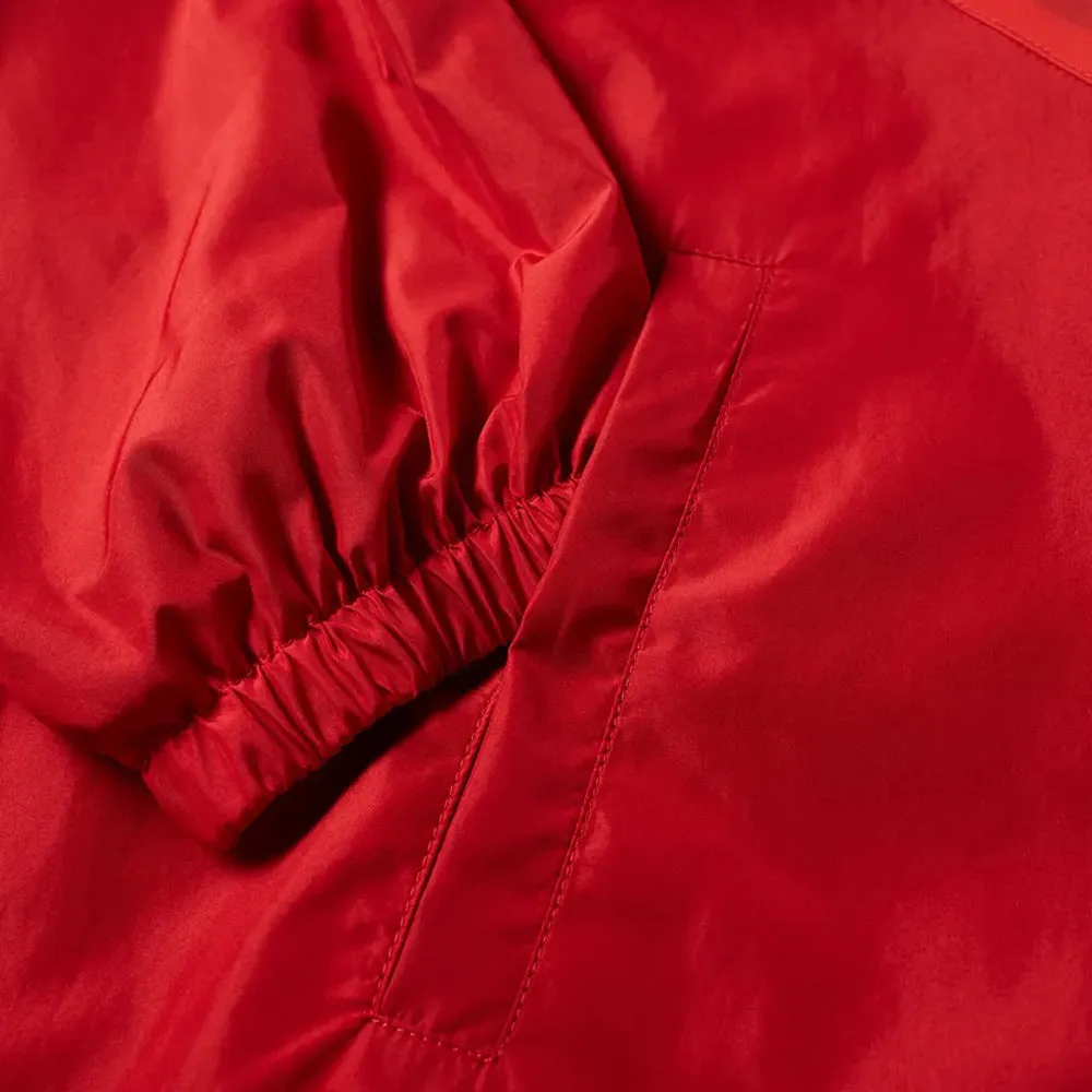 Versace Men's Nylon Harness Windbreaker Jacket in Red