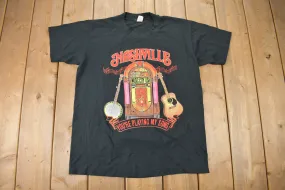 Vintage 1990s Nashville Music City Souvenir T Shirt