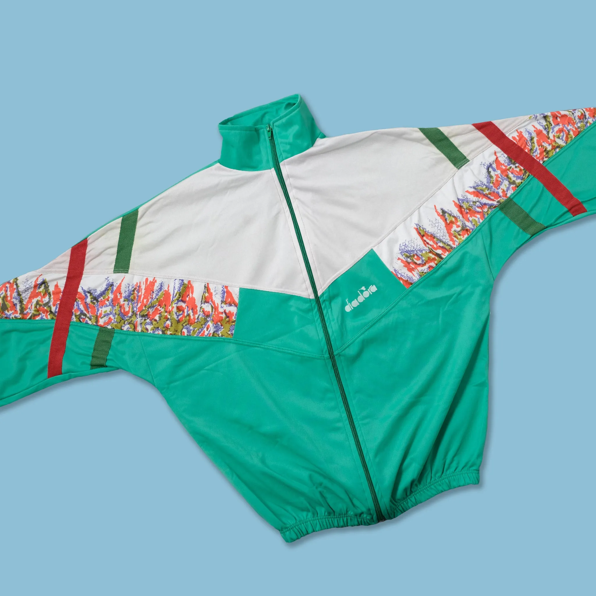 Vintage diadora Track Jacket Large