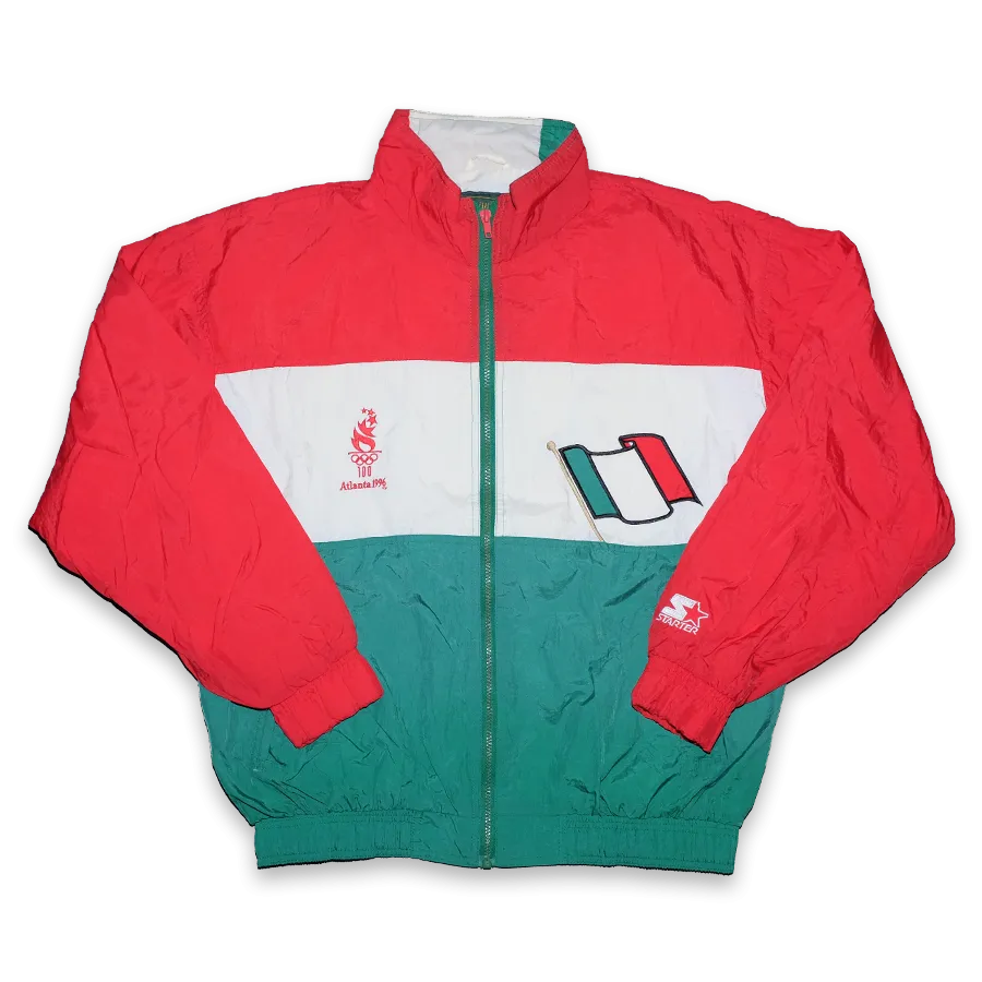 Vintage Starter Atlanta 1996 Olympic Games Track Jacket Large