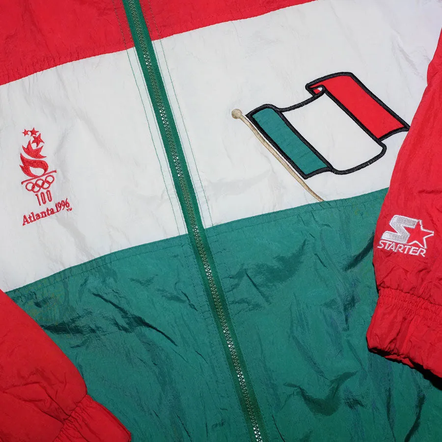 Vintage Starter Atlanta 1996 Olympic Games Track Jacket Large