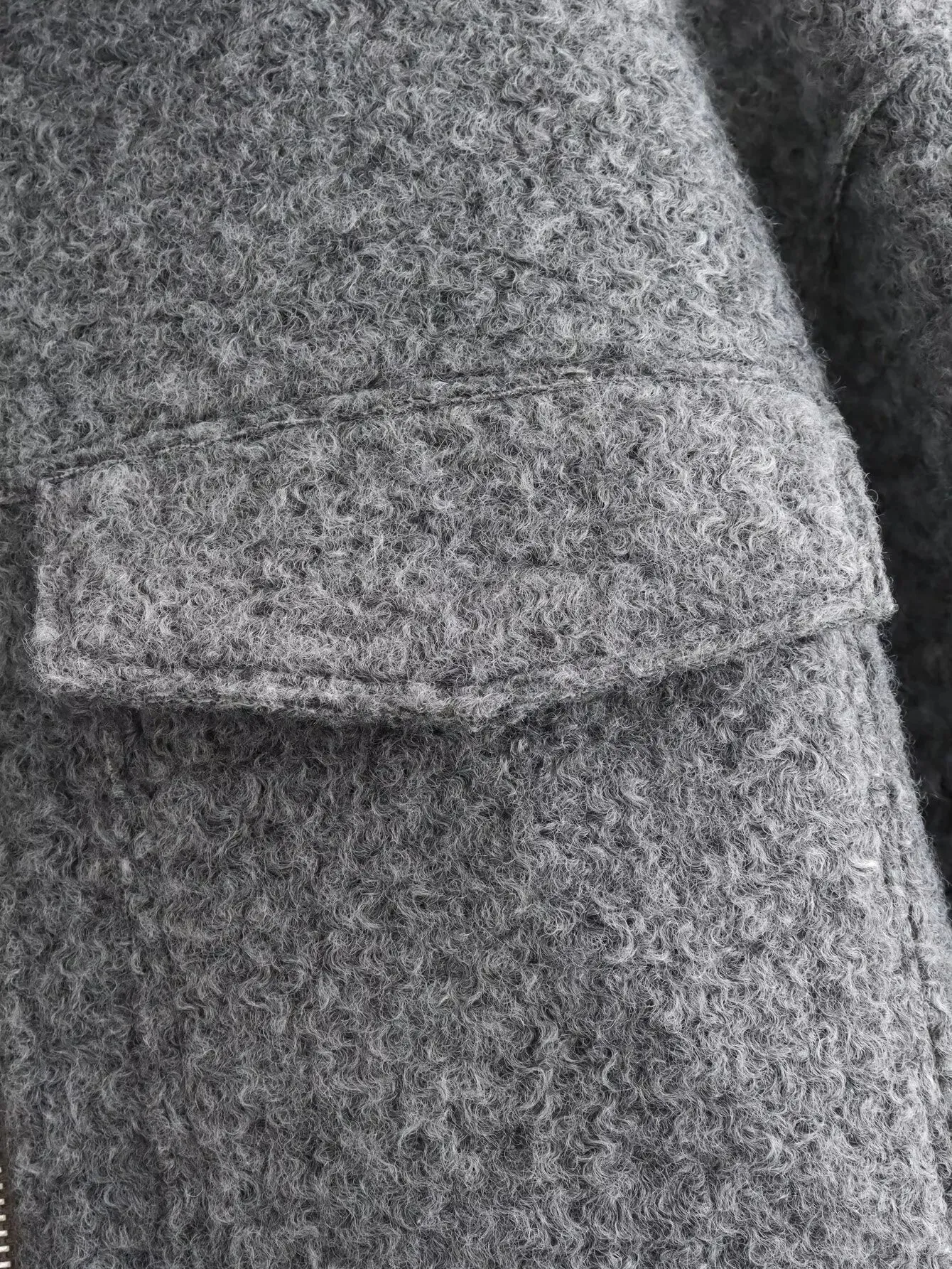 Women Cropped Teddy Jacket for Trendy Winter Layers