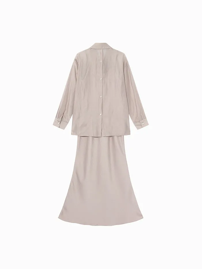 Women's Dress And Shirt Set