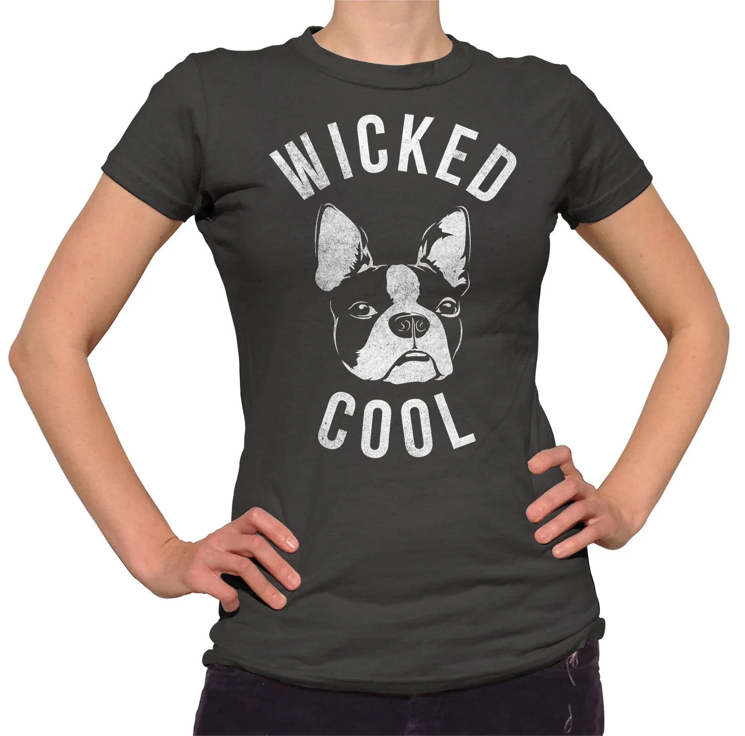 Women's Wicked Cool Boston Terrier T-Shirt