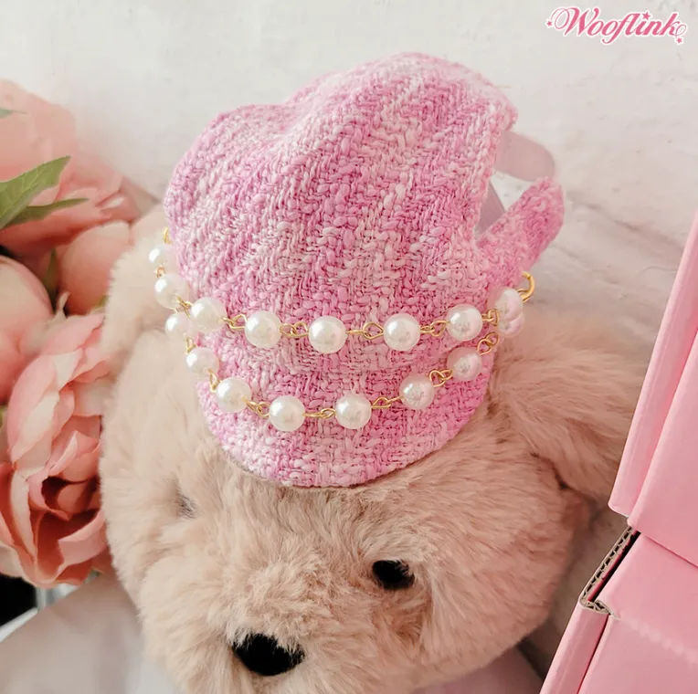 Wooflink Tweed Cap 2 - Pink